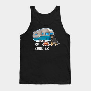 Rottweiler Dog Rv Buddies Pet Lovers Funny Camping Camper Tank Top